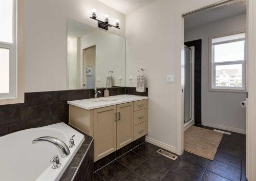 24 Silverado Saddle Court Sw, Calgary, AB - Indoor Photo Showing Bathroom