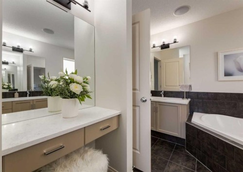 24 Silverado Saddle Court Sw, Calgary, AB - Indoor Photo Showing Bathroom
