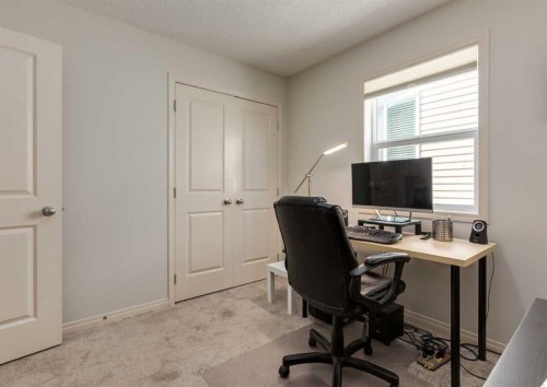 24 Silverado Saddle Court Sw, Calgary, AB - Indoor Photo Showing Office