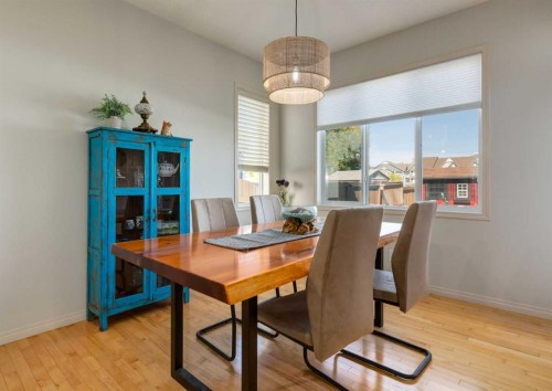 24 Silverado Saddle Court Sw, Calgary, AB - Indoor Photo Showing Dining Room