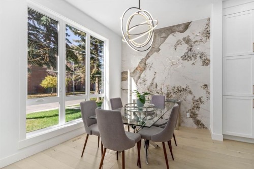 1445 28 Street Sw, Calgary, AB - Indoor Photo Showing Dining Room