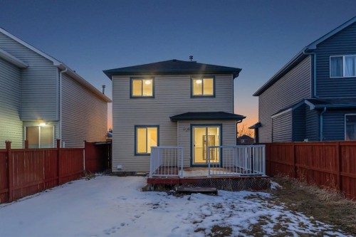 52 Saddlecreek Terrace Ne, Calgary, AB - Outdoor With Deck Patio Veranda