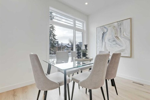 2-828 8 Avenue Ne, Calgary, AB - Indoor Photo Showing Dining Room