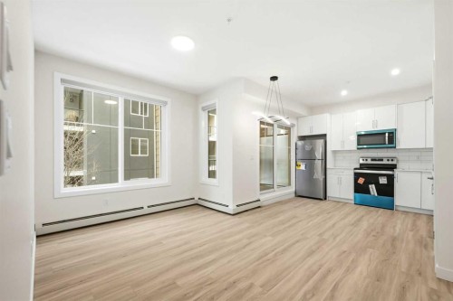 2215-15 Skyview Point Crescent Ne, Calgary, AB - Indoor Photo Showing Kitchen With Stainless Steel Kitchen With Upgraded Kitchen