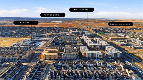 2215-15 Skyview Point Crescent Ne, Calgary, AB - Outdoor With View