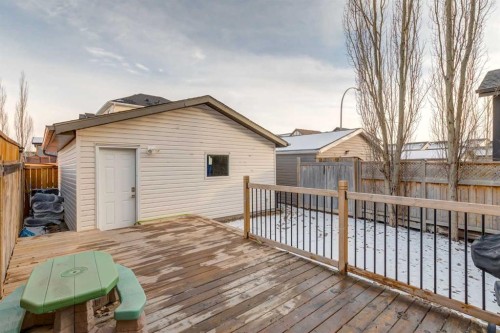152 New Brighton Grove Se, Calgary, AB - Outdoor With Deck Patio Veranda With Exterior