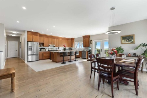 243077 Range Road 255, Rural Wheatland County, AB - Indoor Photo Showing Dining Room