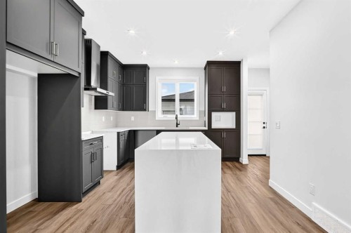 5001 Harmony Circle, Rural Rocky View County, AB - Indoor Photo Showing Kitchen
