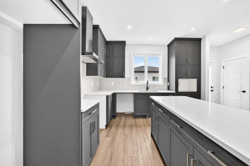 5001 Harmony Circle, Rural Rocky View County, AB - Indoor Photo Showing Kitchen