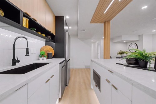 204 Martell Road Ne, Calgary, AB - Indoor Photo Showing Kitchen