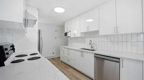 3419 143 Avenue Nw, Edmonton, AB - Indoor Photo Showing Kitchen With Double Sink