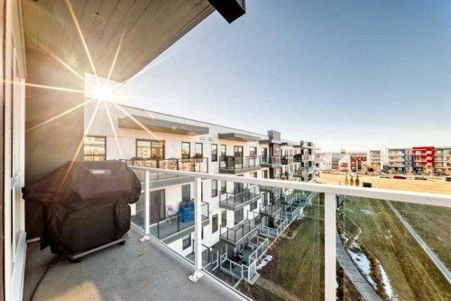 409-4150 Seton Drive Se, Calgary, AB - Outdoor With Balcony With Exterior