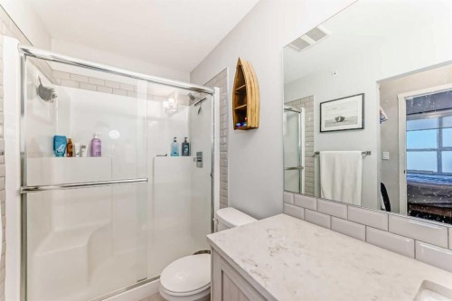 409-4150 Seton Drive Se, Calgary, AB - Indoor Photo Showing Bathroom