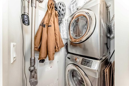 409-4150 Seton Drive Se, Calgary, AB - Indoor Photo Showing Laundry Room