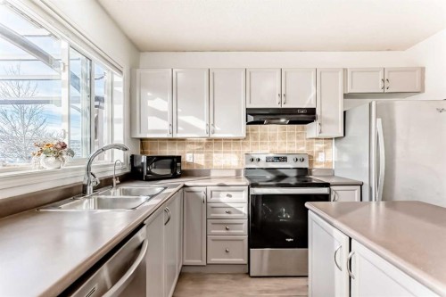 294 Elgin View Se, Calgary, AB - Indoor Photo Showing Kitchen With Double Sink