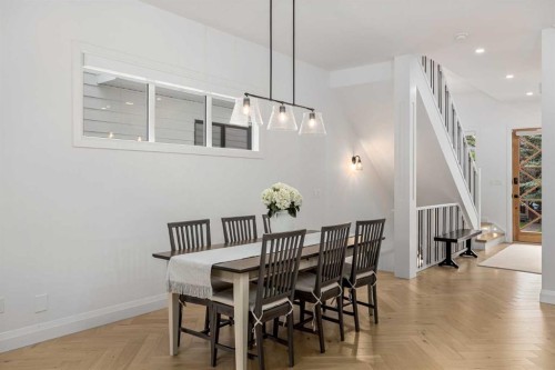 2032 41 Avenue Sw, Calgary, AB - Indoor Photo Showing Dining Room