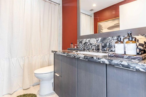 205-519 Riverfront Avenue Se, Calgary, AB - Indoor Photo Showing Bathroom