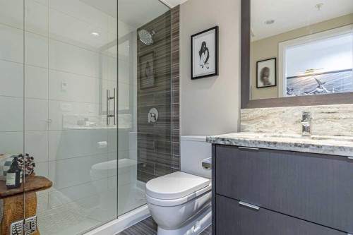 205-519 Riverfront Avenue Se, Calgary, AB - Indoor Photo Showing Bathroom