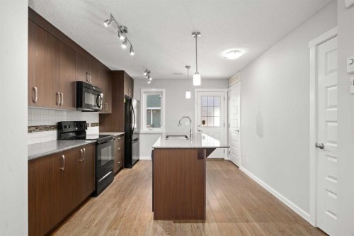 509 Auburn Bay Circle Se, Calgary, AB - Indoor Photo Showing Kitchen