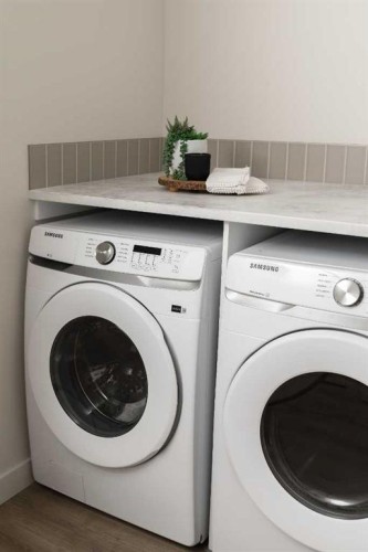 88 Sunrise Heath, Cochrane, AB - Indoor Photo Showing Laundry Room