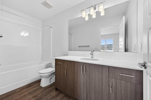 64 Creekside Drive Sw, Calgary, AB - Indoor Photo Showing Bathroom