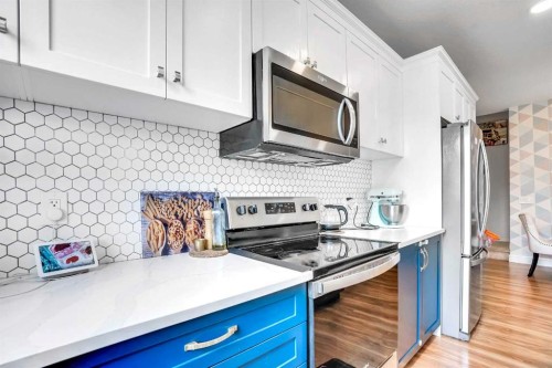 170 Savanna Walk Ne, Calgary, AB - Indoor Photo Showing Kitchen With Upgraded Kitchen