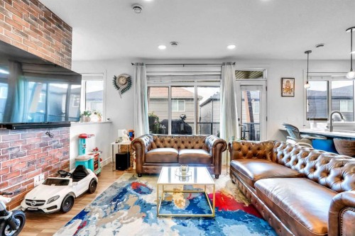 170 Savanna Walk Ne, Calgary, AB - Indoor Photo Showing Living Room