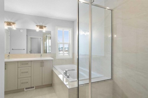 659 Buffaloberry Manor Se, Calgary, AB - Indoor Photo Showing Bathroom