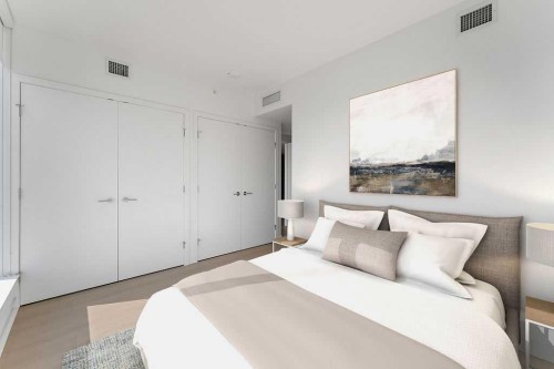 2705-310 12 Avenue Sw, Calgary, AB - Indoor Photo Showing Bedroom