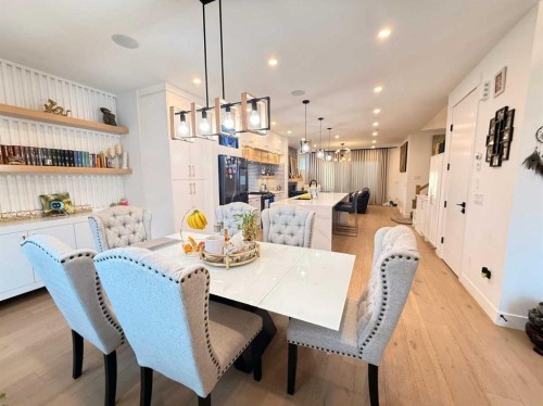 103 Hartford Road Nw, Calgary, AB - Indoor Photo Showing Dining Room