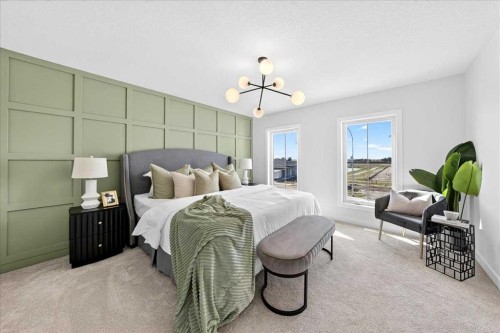 7 Lakewood Point, Strathmore, AB - Indoor Photo Showing Bedroom