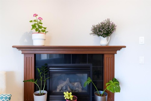 1421 40 Street Sw, Calgary, AB - Indoor With Fireplace