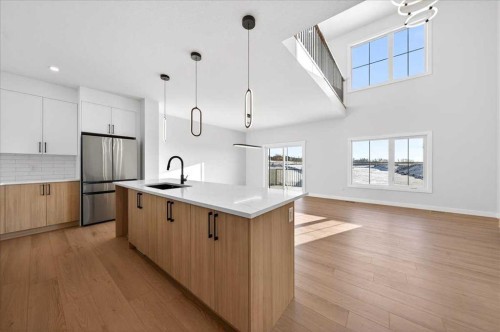 7 Lakewood Way, Strathmore, AB - Indoor Photo Showing Kitchen With Upgraded Kitchen