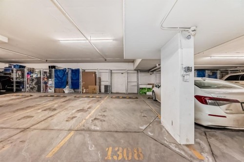 1308-76 Cornerstone Passage Ne, Calgary, AB - Indoor Photo Showing Garage
