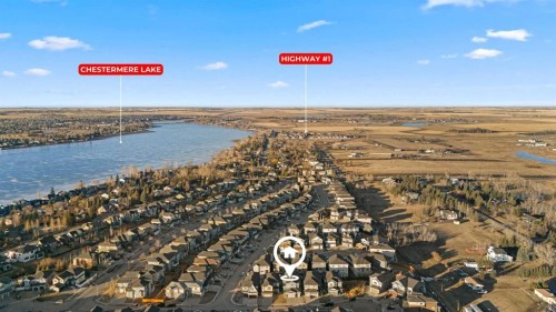 111 Kinniburgh Place, Chestermere, AB - Outdoor With Body Of Water With View