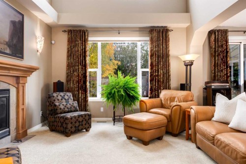 11756 Valley Ridge Boulevard Nw, Calgary, AB - Indoor Photo Showing Living Room With Fireplace