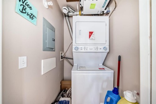205-27 Everridge Square Sw, Calgary, AB - Indoor Photo Showing Laundry Room