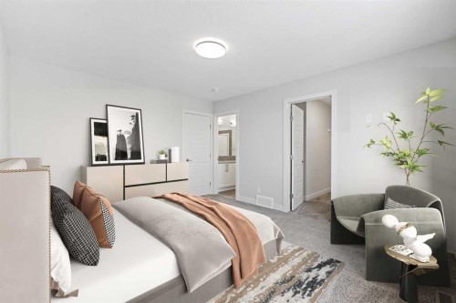 8 Topaz Place, Cochrane, AB - Indoor Photo Showing Bedroom