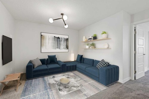 8 Topaz Place, Cochrane, AB - Indoor Photo Showing Living Room