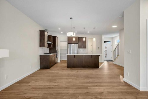136 Wolf Hollow Manor Se, Calgary, AB - Indoor Photo Showing Kitchen