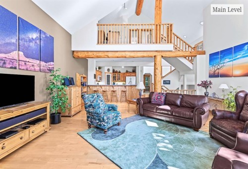 18 Juniper Ridge, Canmore, AB - Indoor Photo Showing Living Room