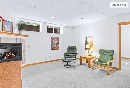 18 Juniper Ridge, Canmore, AB - Indoor With Fireplace