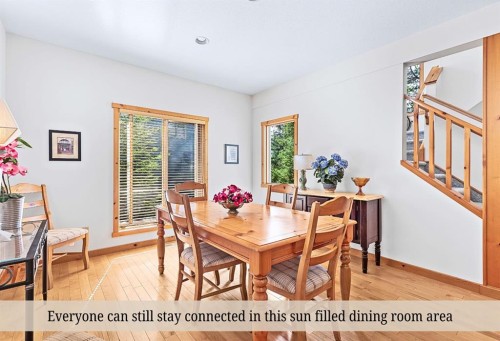 18 Juniper Ridge, Canmore, AB - Indoor Photo Showing Dining Room