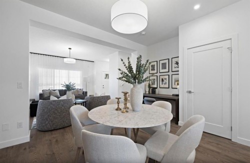 552 Lewisburg Place Ne, Calgary, AB - Indoor Photo Showing Dining Room