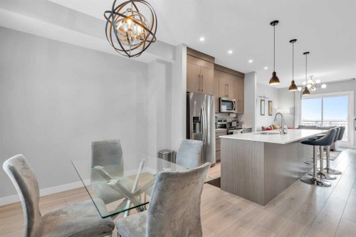1713 Cornerstone Boulevard Ne, Calgary, AB - Indoor Photo Showing Dining Room