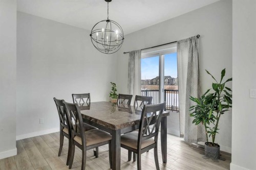 15 Midgrove Drive Sw, Airdrie, AB - Indoor Photo Showing Dining Room