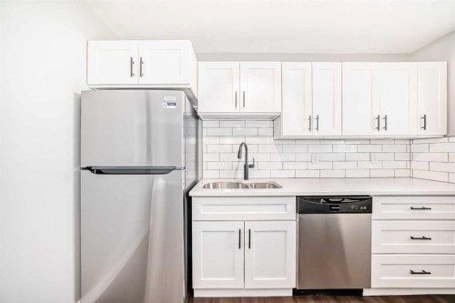 3613 28A Avenue Se, Calgary, AB - Indoor Photo Showing Kitchen With Double Sink
