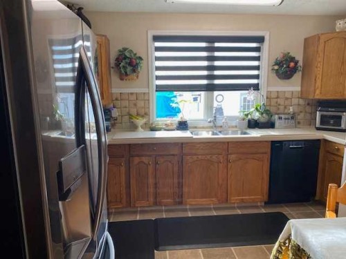 6311 Pineridge Road Ne, Calgary, AB - Indoor Photo Showing Kitchen With Double Sink