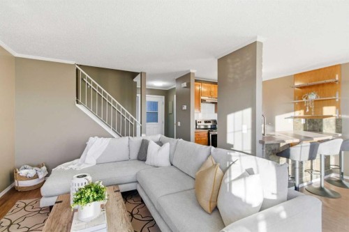 6-99 Grier Place Ne, Calgary, AB - Indoor Photo Showing Living Room
