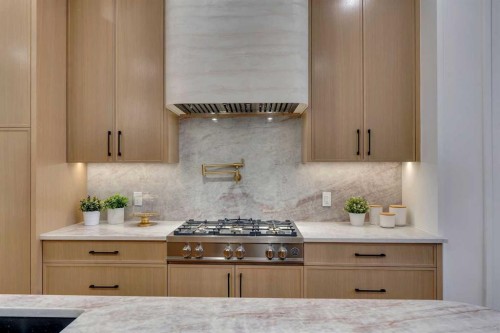 1729 19 Avenue Nw, Calgary, AB - Indoor Photo Showing Kitchen With Upgraded Kitchen